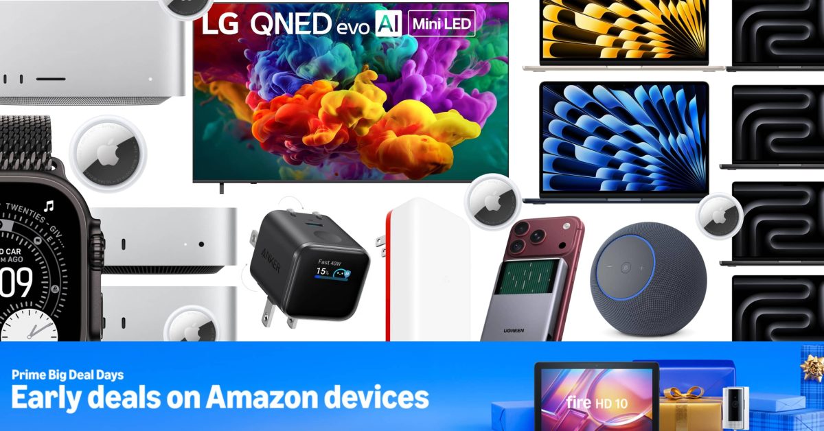 Early fall Prime Day deals now live: MacBook, AirTag 2, MagSafe gear, TVs, smart speakers, more – 9to5Mac