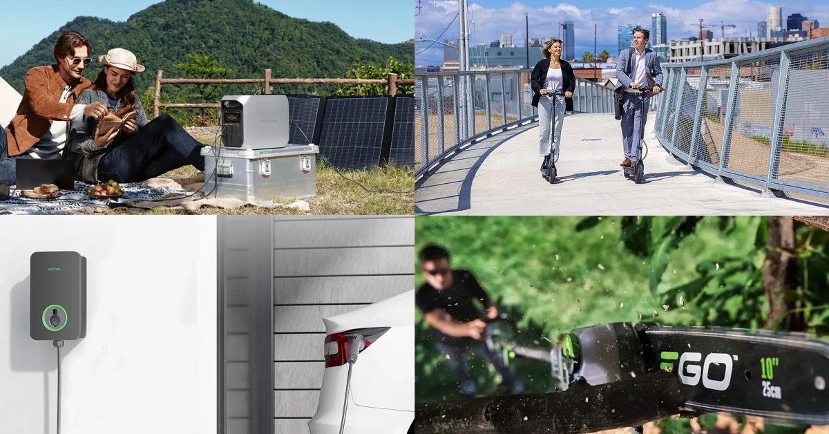 Green Deals Labor Day – EcoFlow power station flash sale from $599, Hiboy EVs 47% off from $300, Autel 80A EV charger low, more