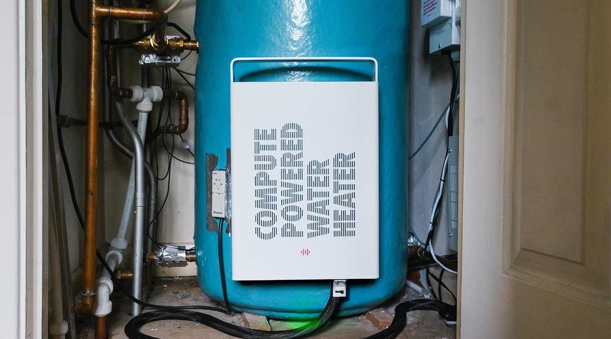 This new UK domestic ‘data furnace’ from Heata can convert cloud computing waste heat into free hot water