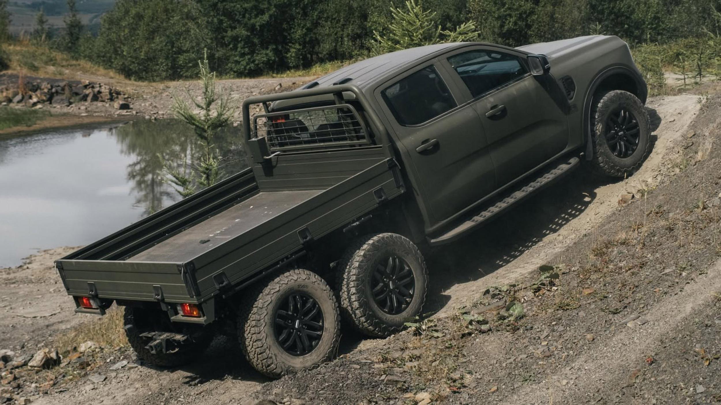 Ford’s 6X6 Ranger Super Duty Is Bidding To Arm The British Army | Carscoops