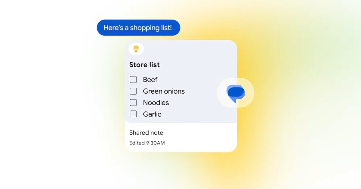 Google Messages now has Google Keep integration, making group plans much easier to manage