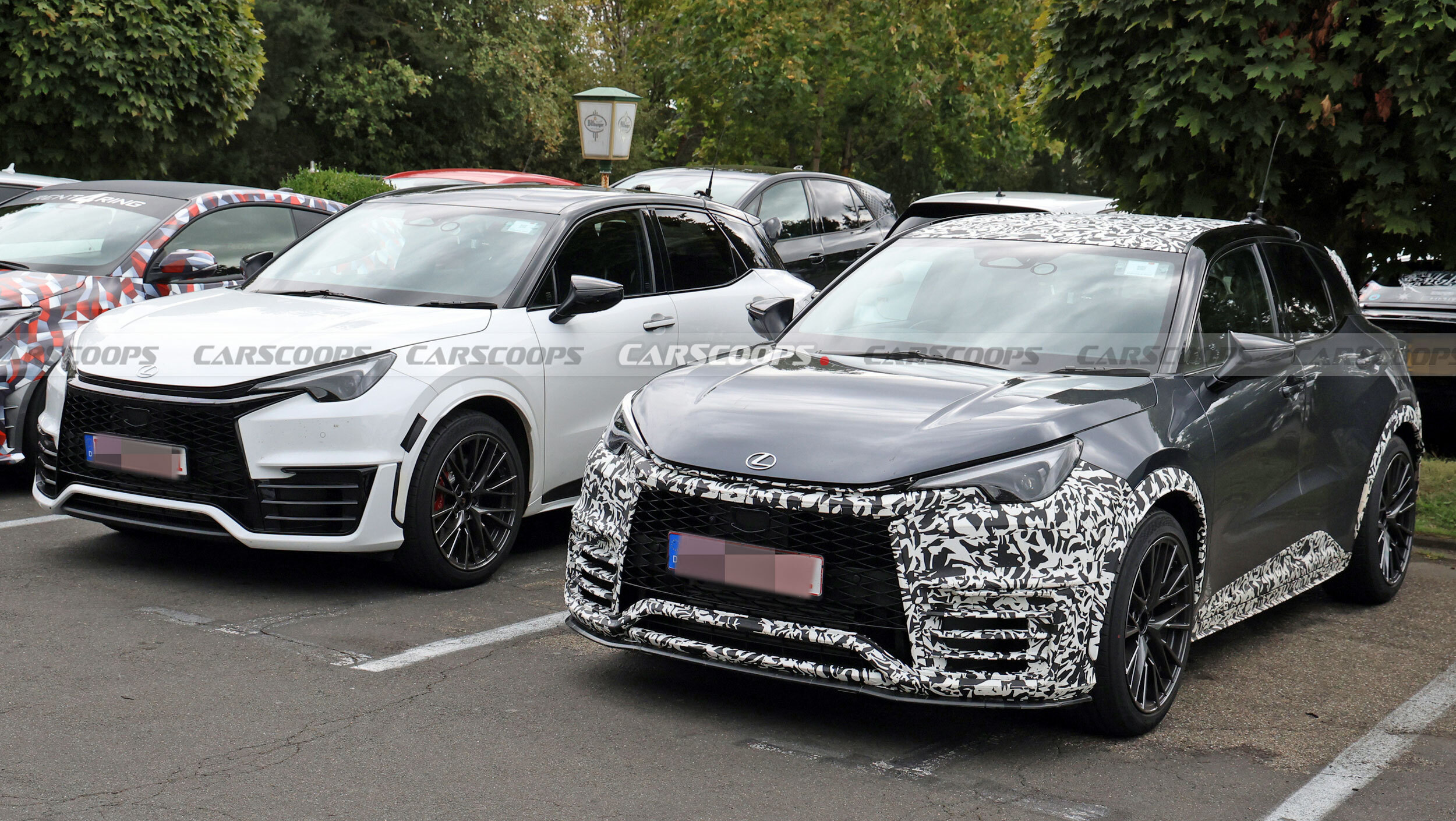 Hotter Lexus LBX Shows Off Its Upgrades Alongside Regular Morizo RR | Carscoops