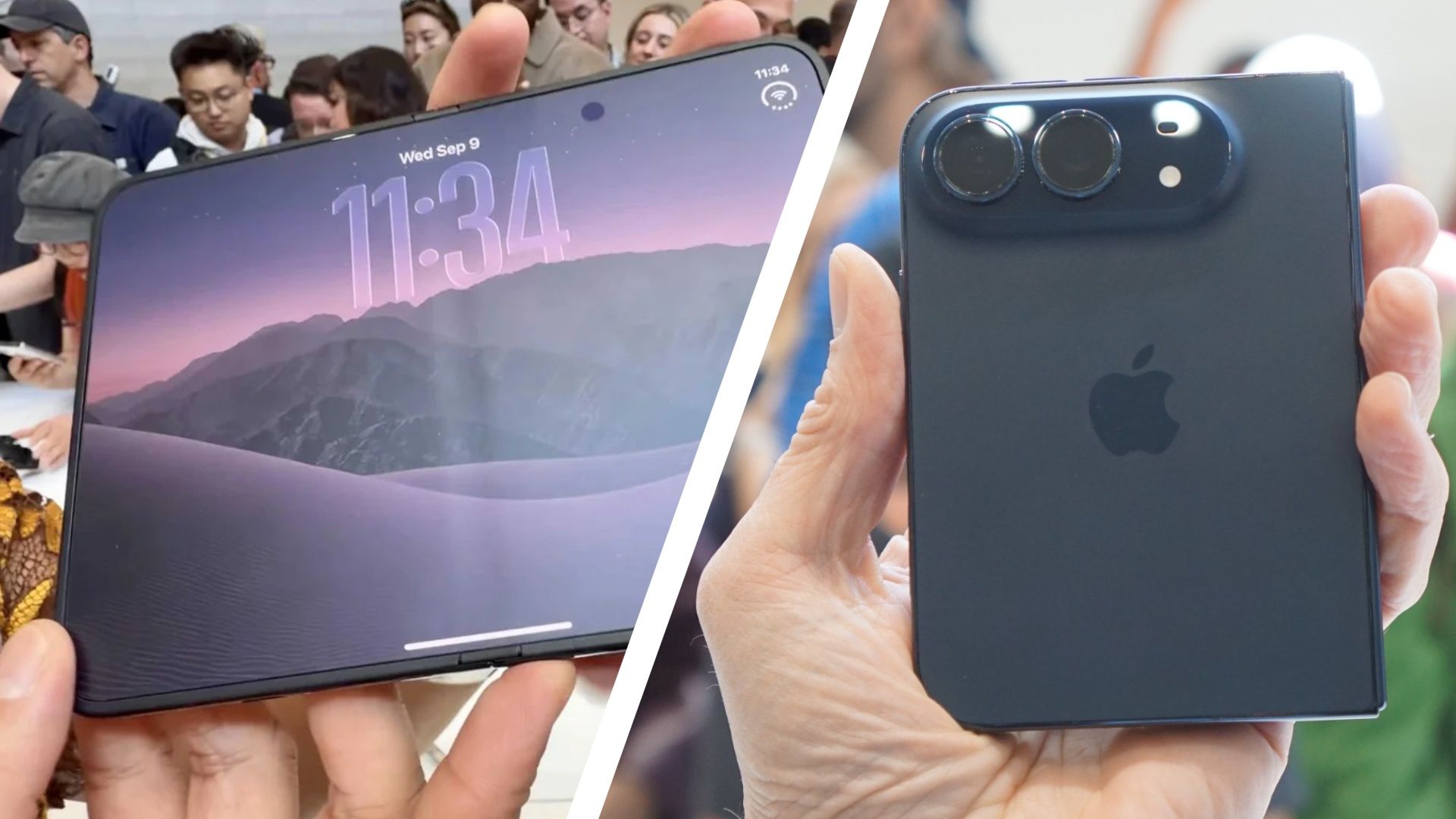 iPhone Duo photos show Apple hasn’t fixed the crease issue, but foldable owners say the criticism is a ‘complete non-issue’