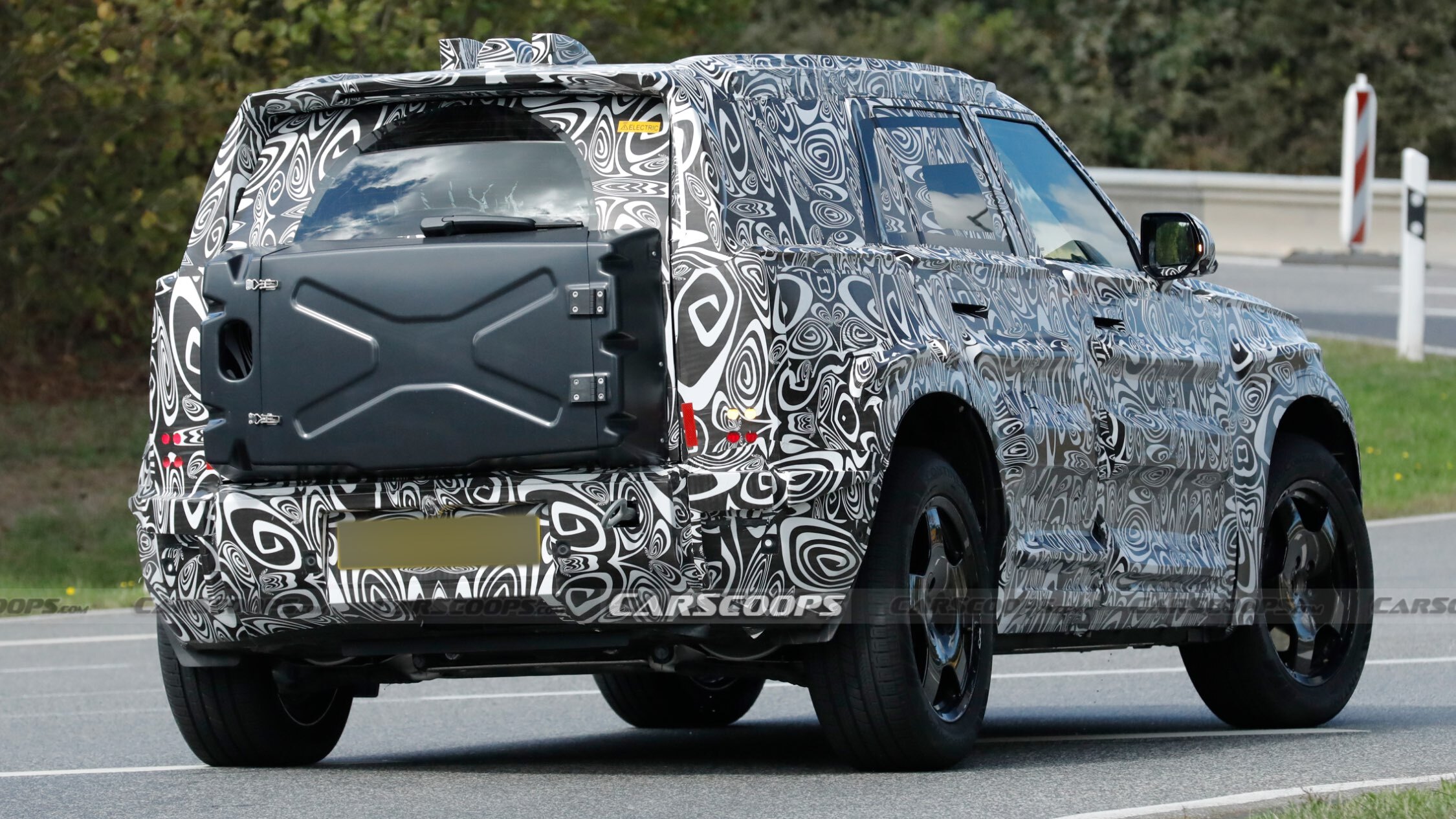 Land Rover’s Baby Defender Is Testing Something Strange | Carscoops
