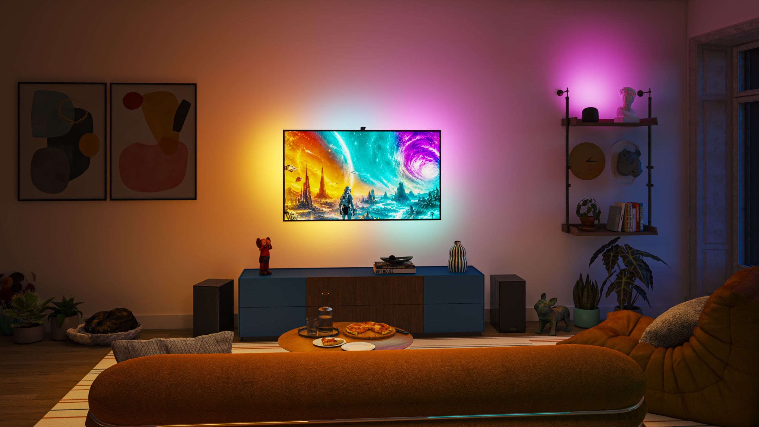 Eyeing the new Philips Hue Screen Sync TV system? Philips Smart Lighting just launched a cheaper alternative that comes with an LED light strip