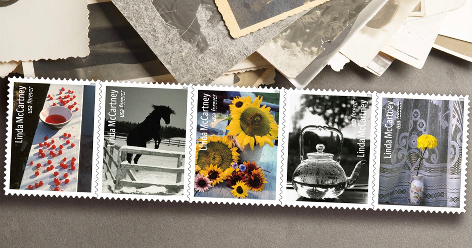 You Can Now Purchase Linda McCartney Photography Stamps From USPS