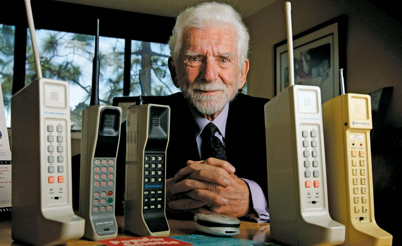 Quote of the day by Motorola’s cell phone pioneer Martin Cooper: ‘People want to talk to other people — not a house, or an office, or a car’ — blueprinting the start of a new era of communications