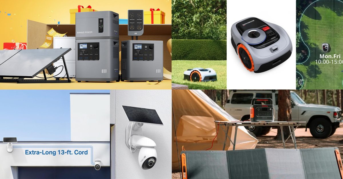 Mango 14kWh 240V Power E CATL station bundle down at $4,199 2026 low, Segway Navimow robot mower $669, Tapo, more