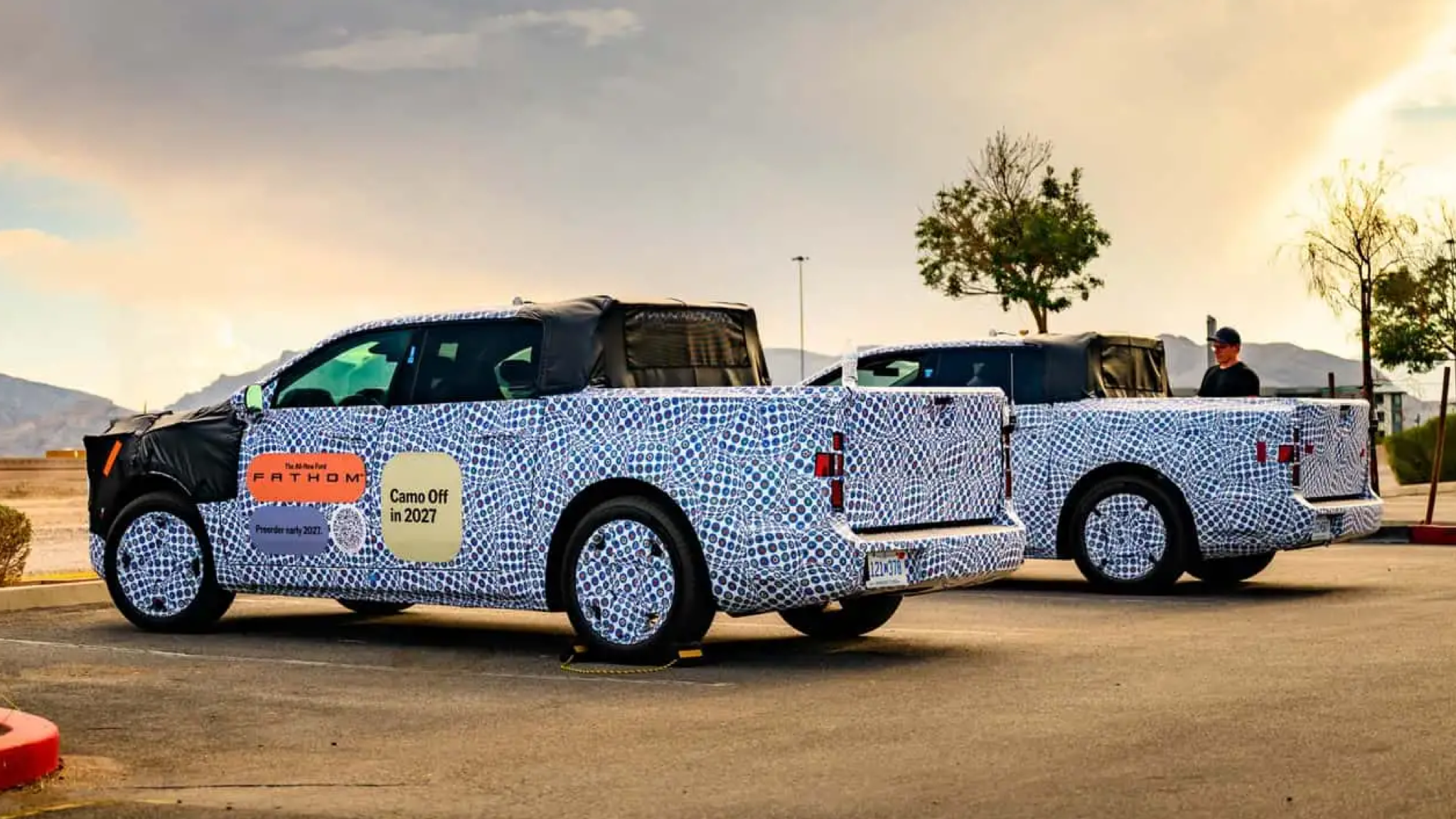 The ultimate temptation to switch to an EV truck: what if it had a ‘frunk’ with a TV in for tailgating parties? Ford submitted a patent for this idea — could we see it on the upcoming Fathom electric pickup?