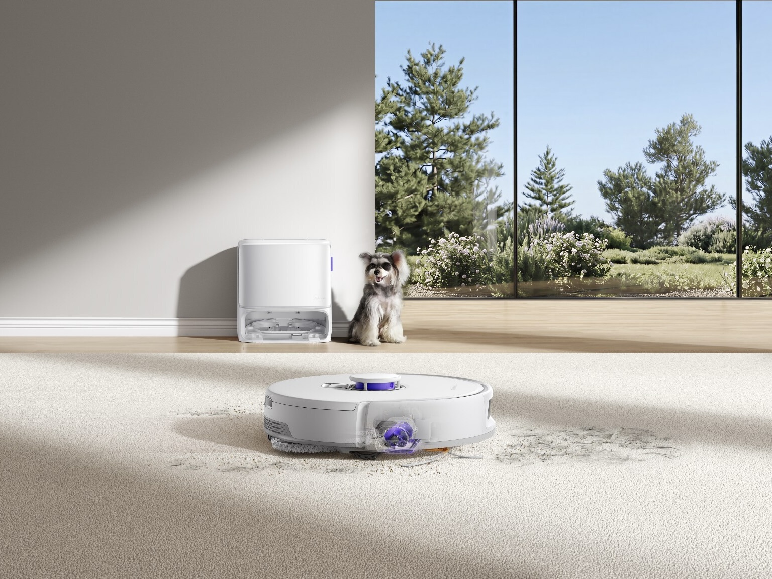 Narwal launches new powerful robot vacuum with triangular mops and auto station