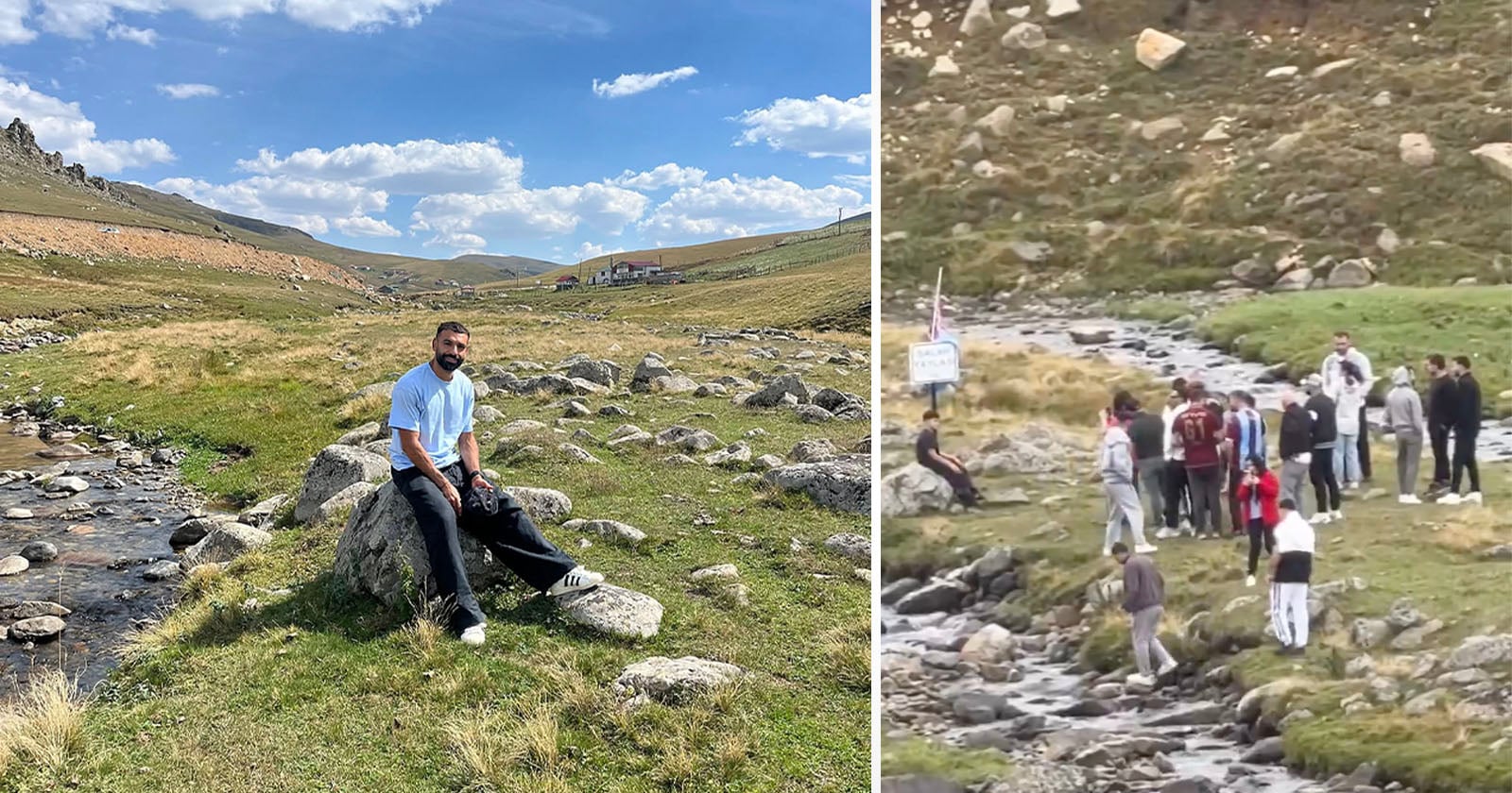 A Rock Mo Salah Sat On Has Become a Tourist Photo Spot