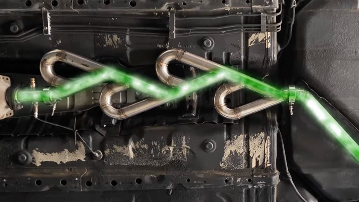 Shaping Your Car Exhaust Like a Silly Straw Is Horrible for Performance, Dyno Proves