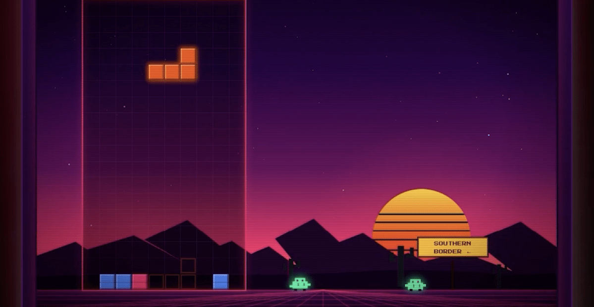 The White House pulls its racist Tetris clone
