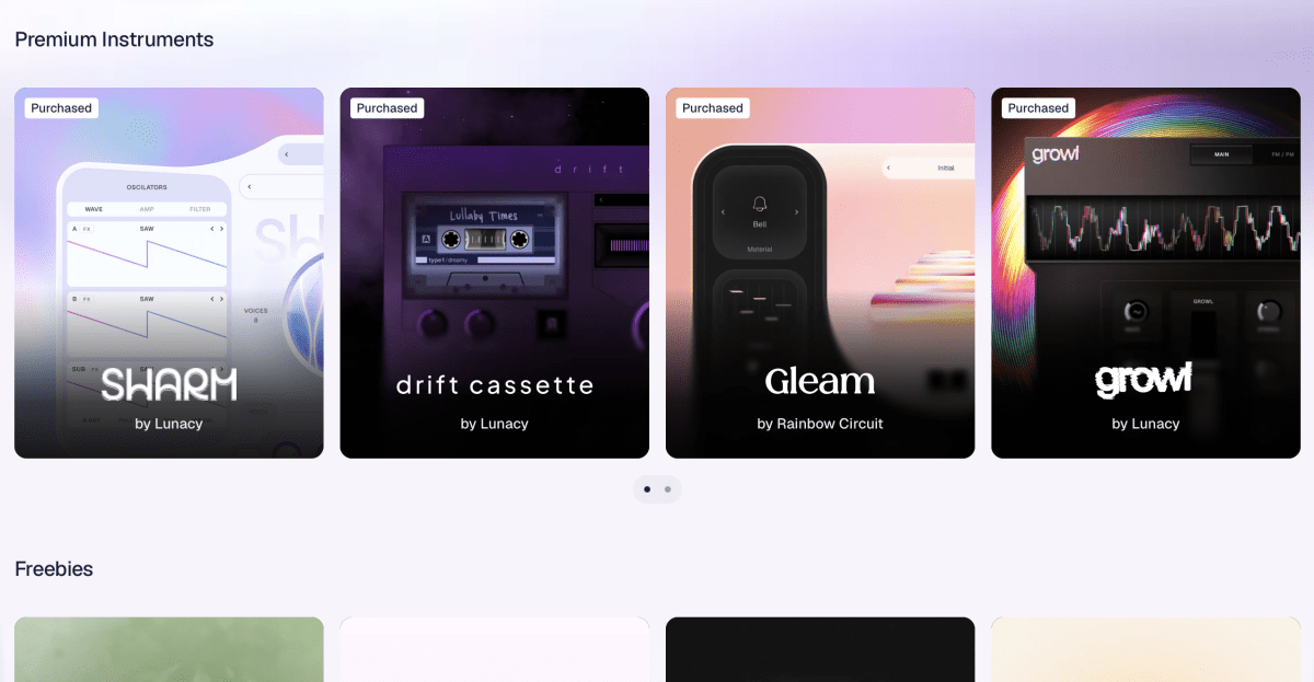 Lunacy Audio Nova is a place to build and sell your own AI-powered music plug-ins