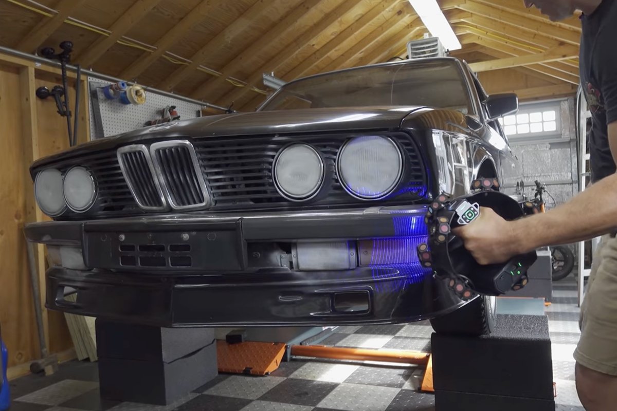 3D-Scanning Your Old, Slow BMW Just to Fabricate an Exhaust Is Glorious Overkill