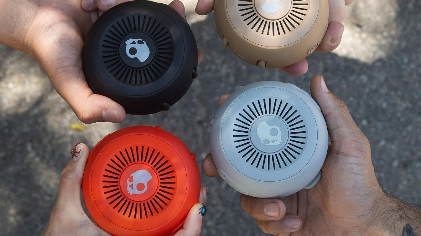 This palm-sized Skullcandy speaker is down to $39.99 with 20-hour battery life