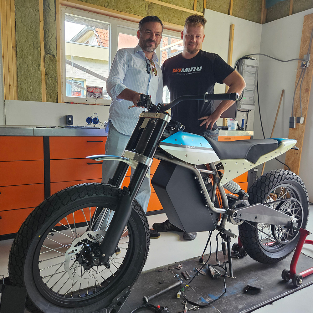 Trevor Motorcycles is delivering the first batches of the DTRe Vince