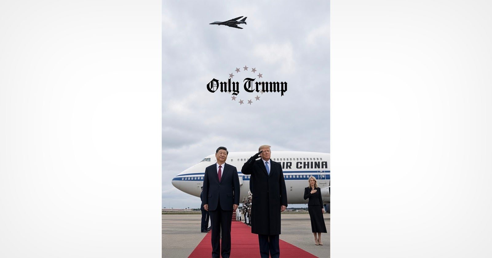 Trump Shares Doctored Photo That Appears to Replace Official With Natalie Harp