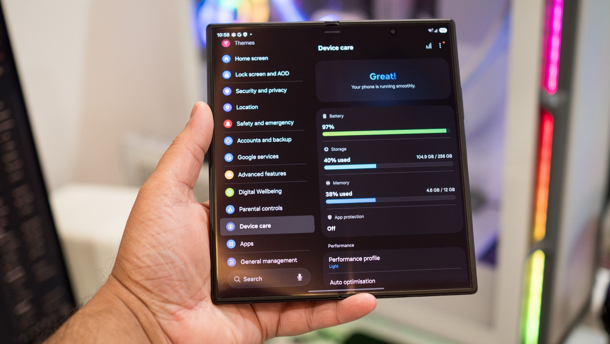 I changed one setting on the Galaxy Z Fold 8 Ultra and got better battery life