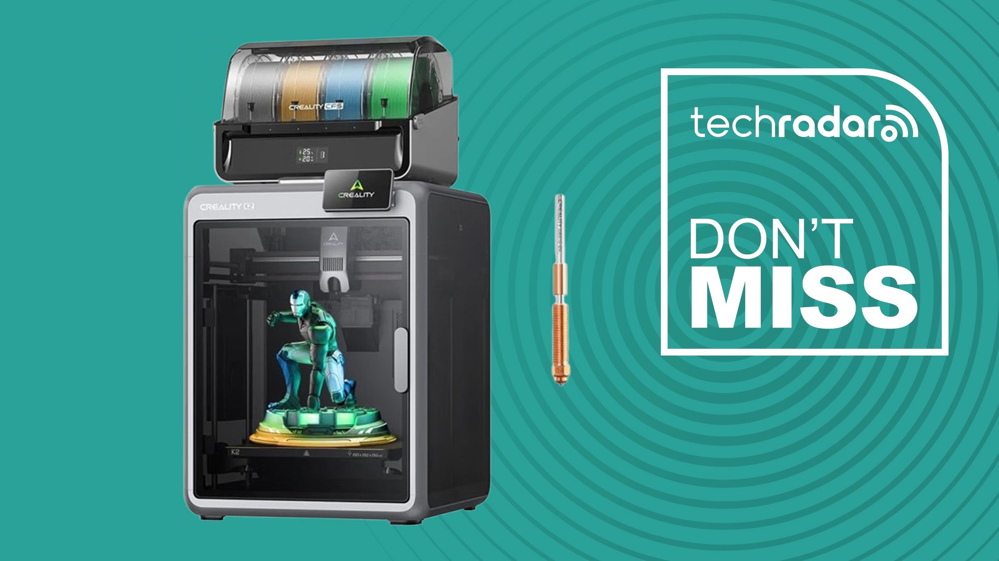 Creality’s 16-color K2 Combo 3D printer drops to $584 at Amazon