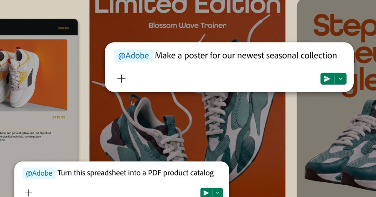 Adobe brings image, video, and PDF creation directly into Slack