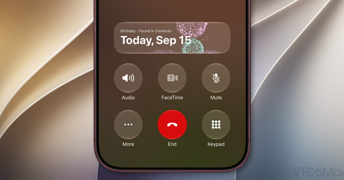 iOS 27 has a fun new animation when you call a contact on their birthday – 9to5Mac