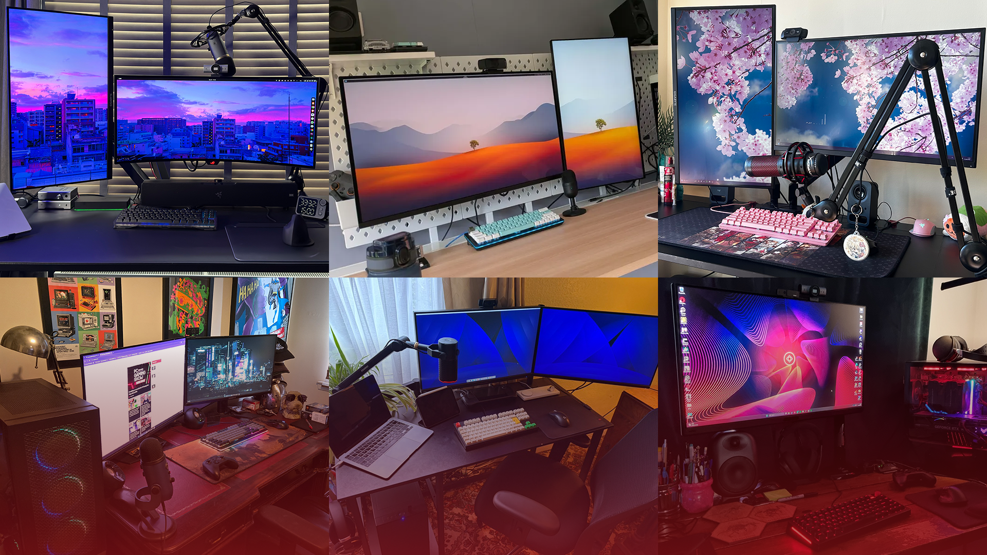 Vote on which PC Gamer has the best desk