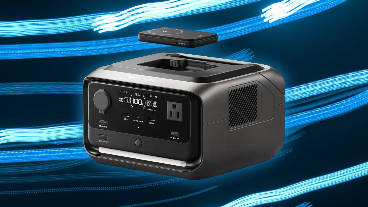 Save 50% Off the Ecoflow River 3 Plus Power Station With Detachable Power Bank, Now Just $149