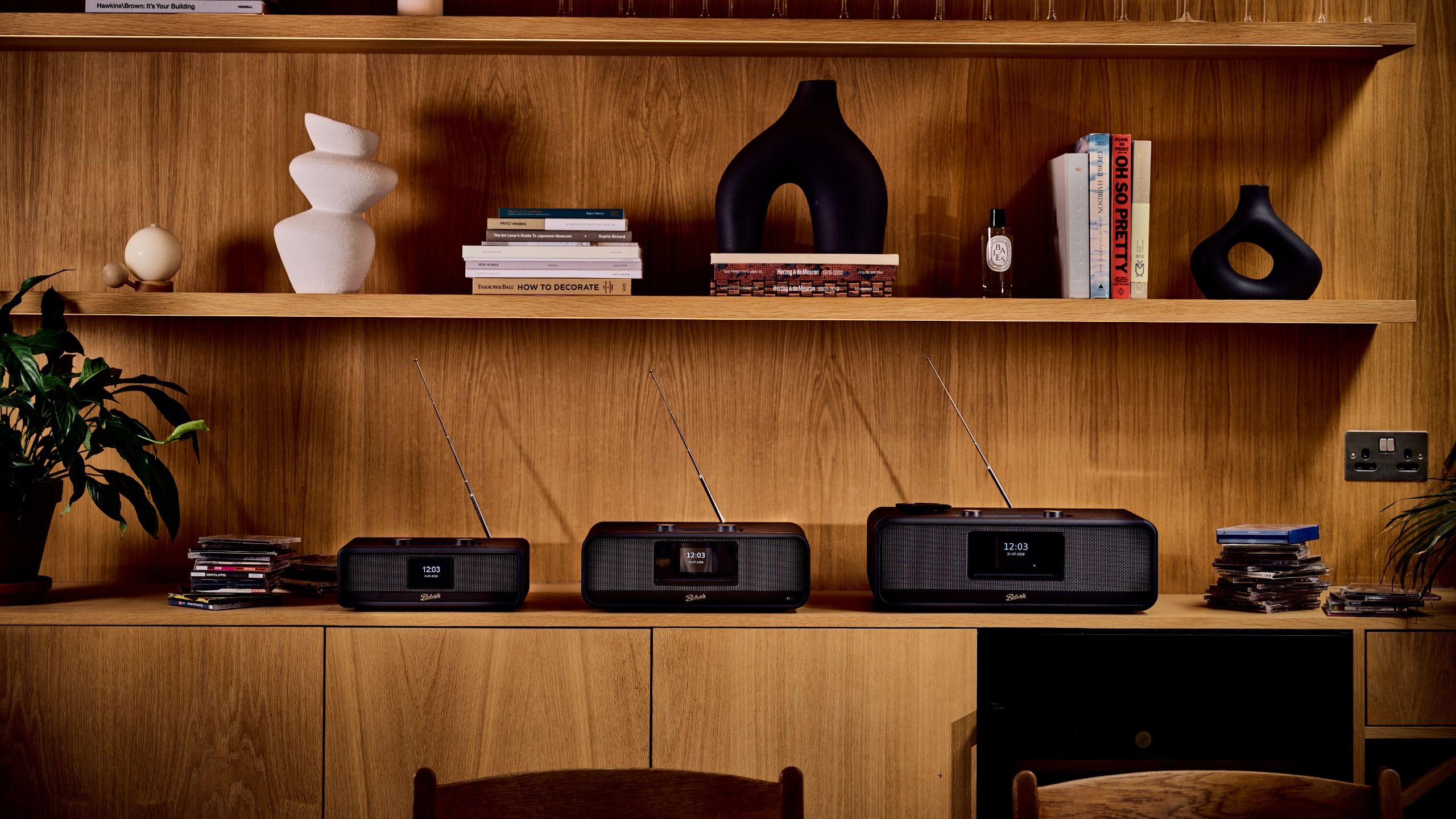 Roberts’ Revere collection combines “physical listening and the convenience of modern technology”