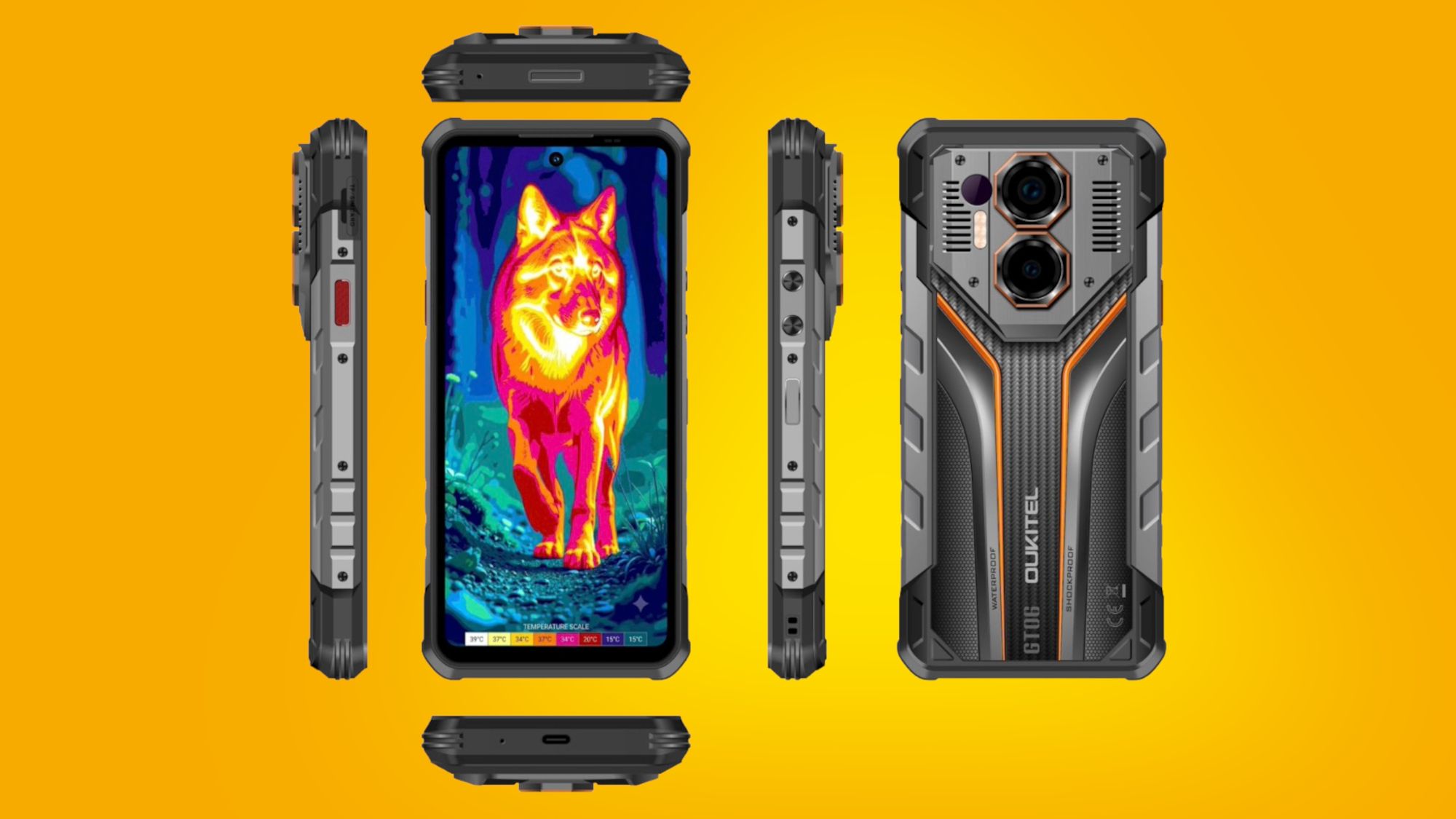 The Oukitel WP70 Ultra combines a 16,000mAh battery with a night vision camera, thermal imaging, and a durable design