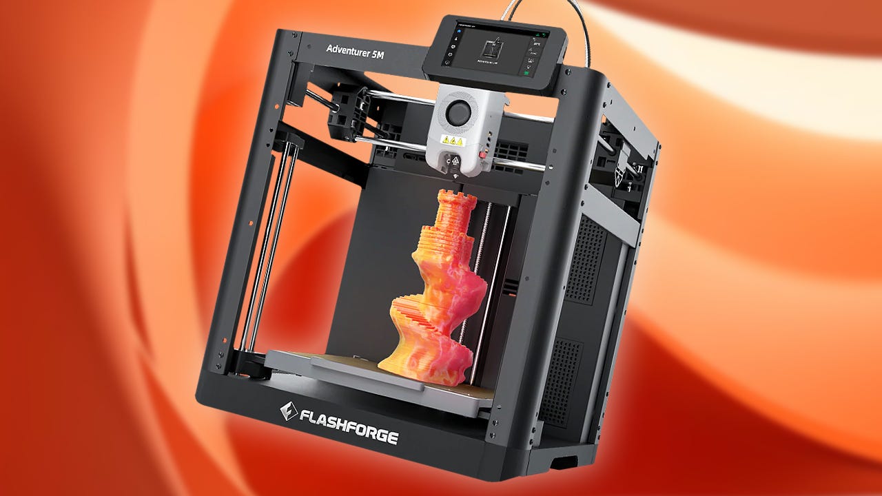 Get This Flashforge Adventurer 5M 3D Printer Deal for Just $135 and Start Creating Professional Level 3D Prints at Home