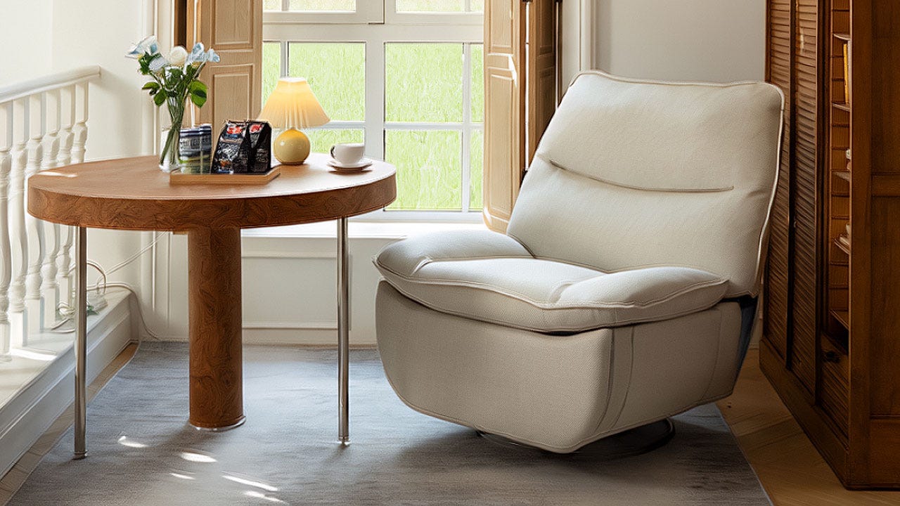 Game in Lounging Comfort With This Flexispot Lotus Swivel Rocker and Recliner, on Clearance for $250 Plus Free Shipping