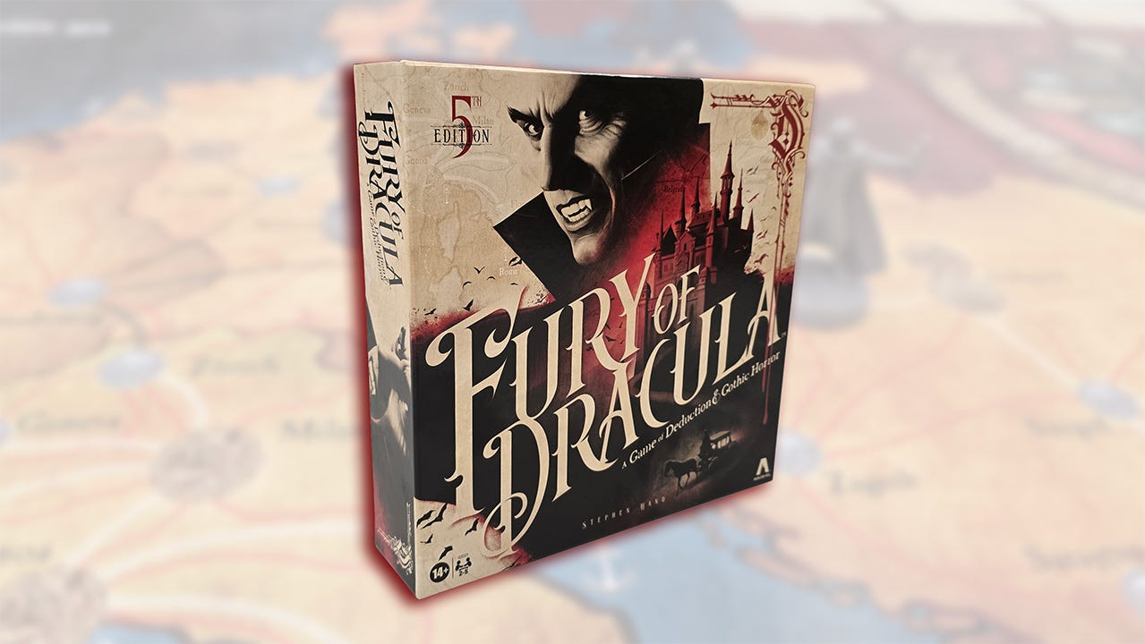 The Fury of Dracula Board Game Is a Supernatural Horror Game of Cat and Mouse All the Right Ways