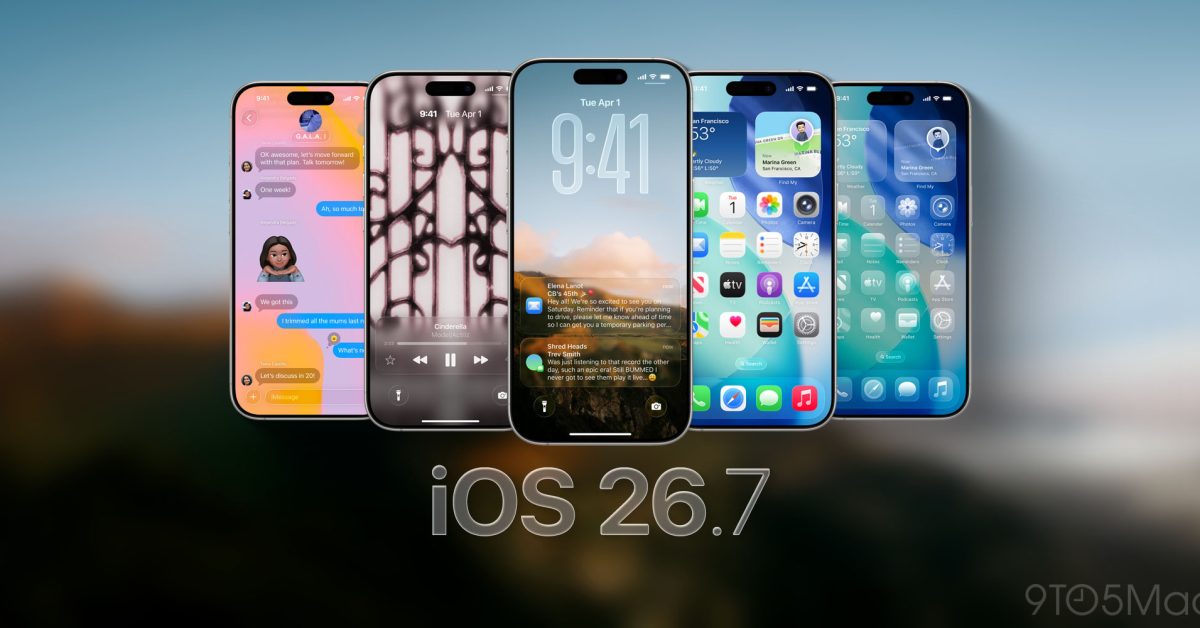 iOS 26.7.1 available now for iPhone with security fixes – 9to5Mac