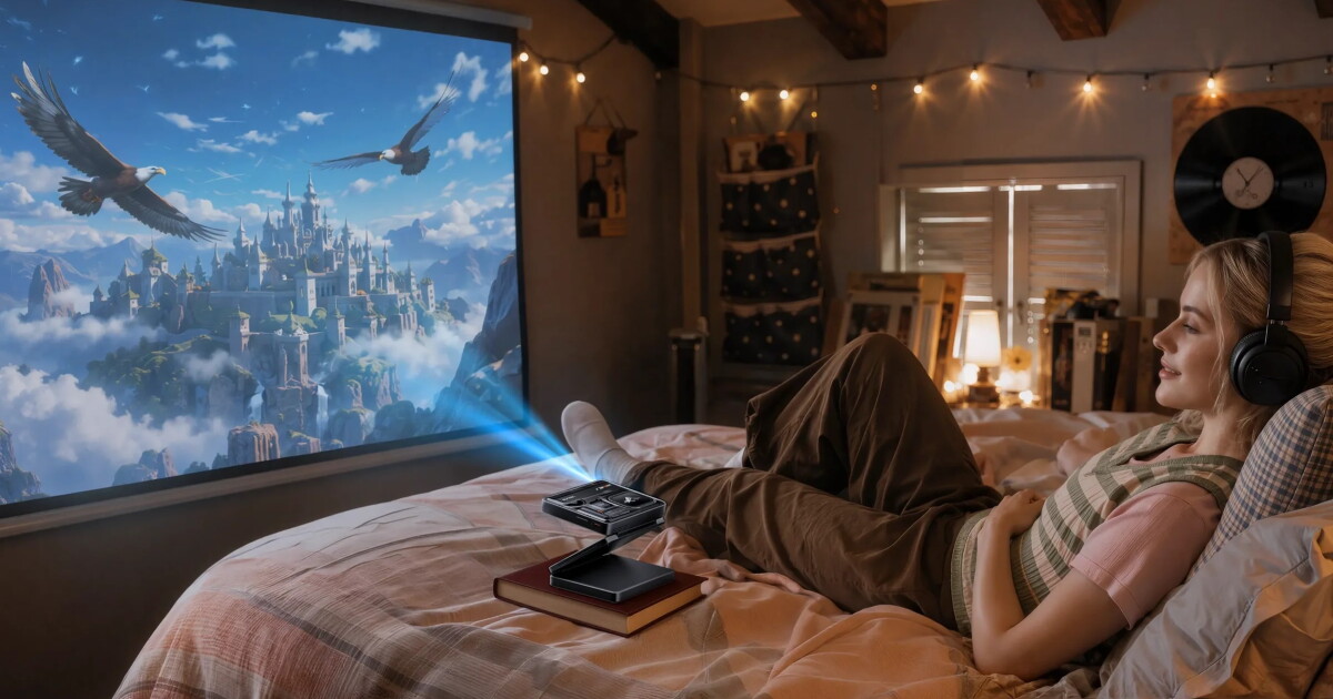 Z-fold pocket projector levels up to Full HD