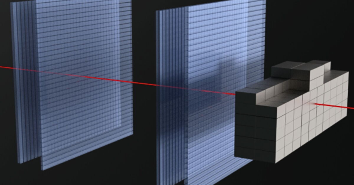 A laser just photographed objects through six feet of concrete