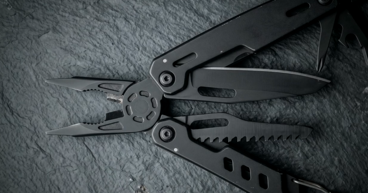 10-in-1 black-out multitool is a Japanese Leatherman rethink