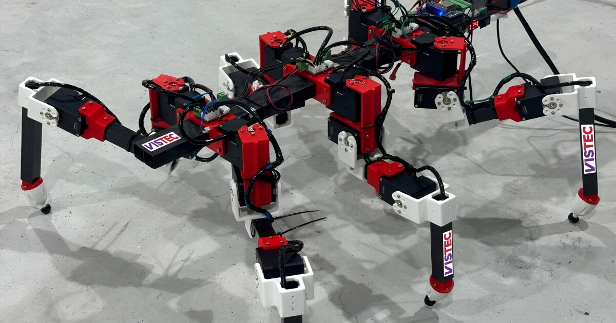 Teaching a hexapedal robot to walk like a stick insect