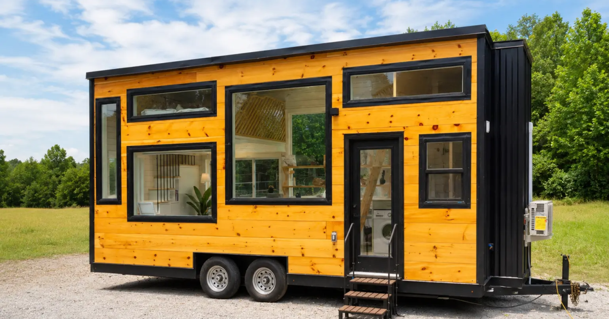 Road-ready tiny house is equipped for full-time living