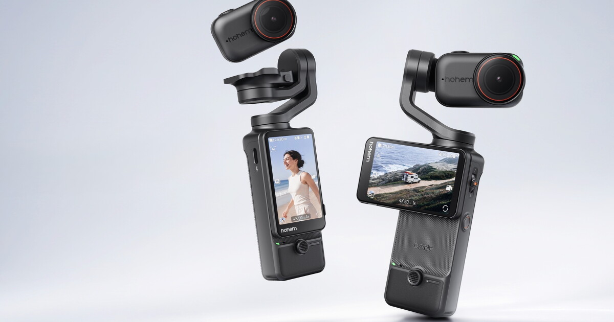 Hohem’s 2-in-1 Eyepic is a gimbal camera with a detachable minicam
