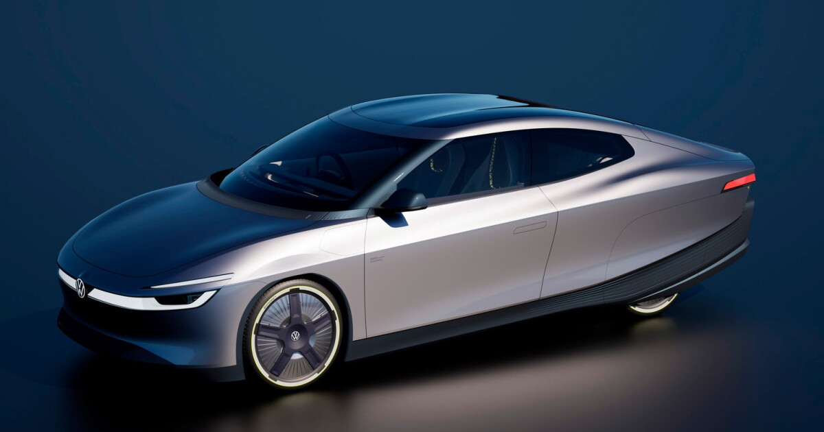 Insanely slippery VW teardrop coupe drives 9 miles per kilowatt-hour