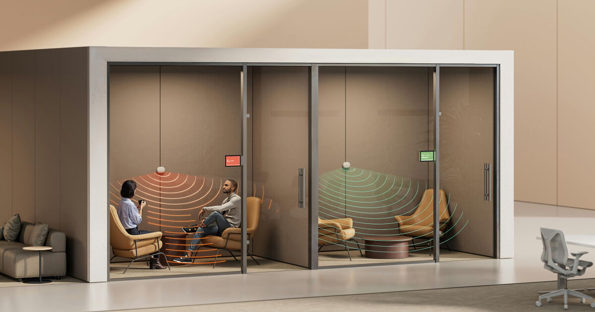 Stick-on Logitech sensor lets offices react to the people inside them