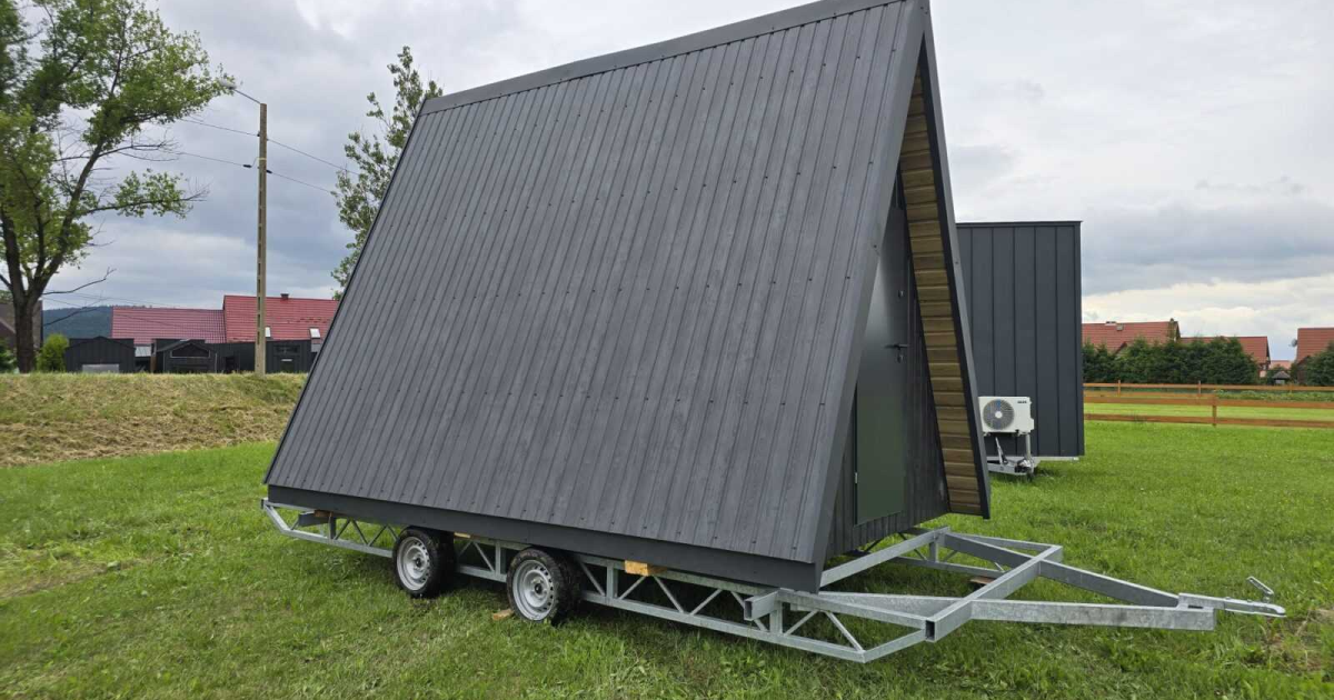 Towable A-frame is about as small and simple as a tiny house gets