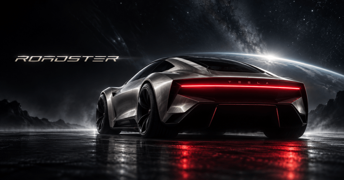Tesla’s new Roadster teaser hints at a ‘Cyber’ redesign it doesn’t need