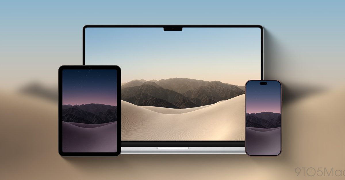 Download the iPhone Duo’s official light and dark wallpapers here – 9to5Mac
