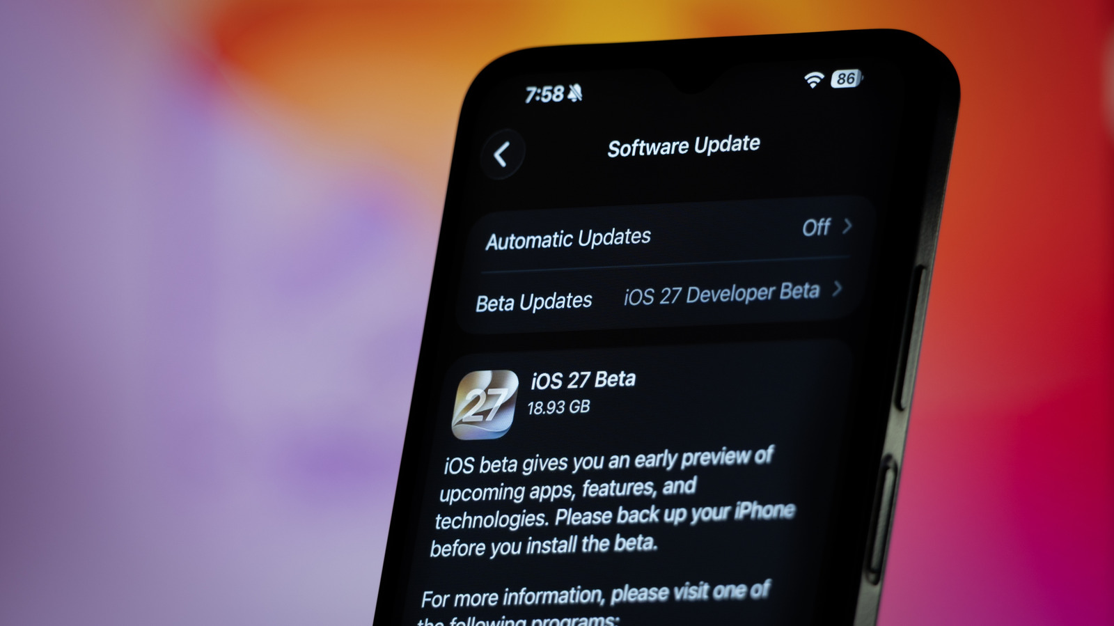 Installing an iOS public beta on your iPhone? Always do this first – Engadget