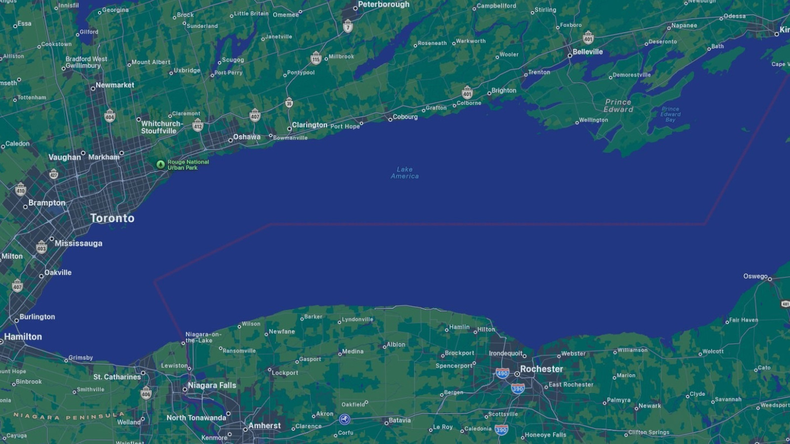 Lake Ontario is now ‘Lake America’ on Apple Maps – Engadget