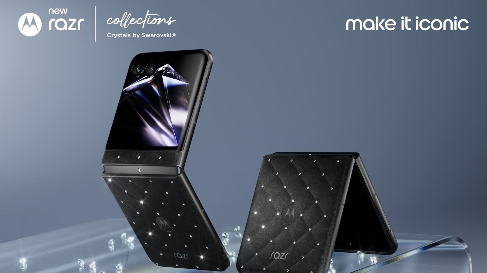 Motorola just introduced another Razr that’s covered in Swarovski crystals – Engadget