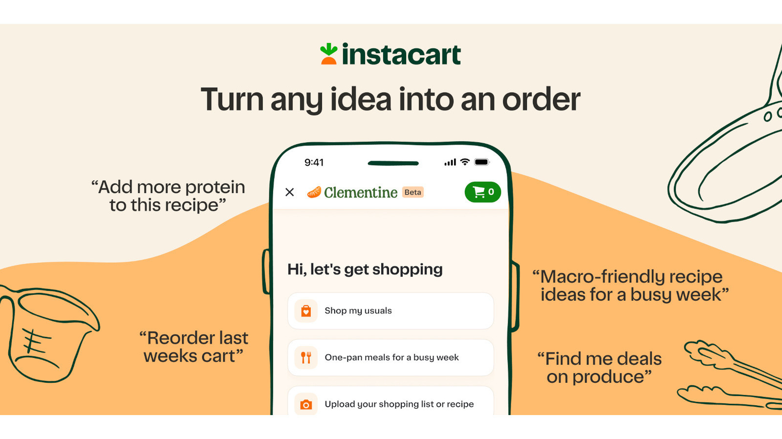 Instacart now has its own AI assistant called Clementine – Engadget