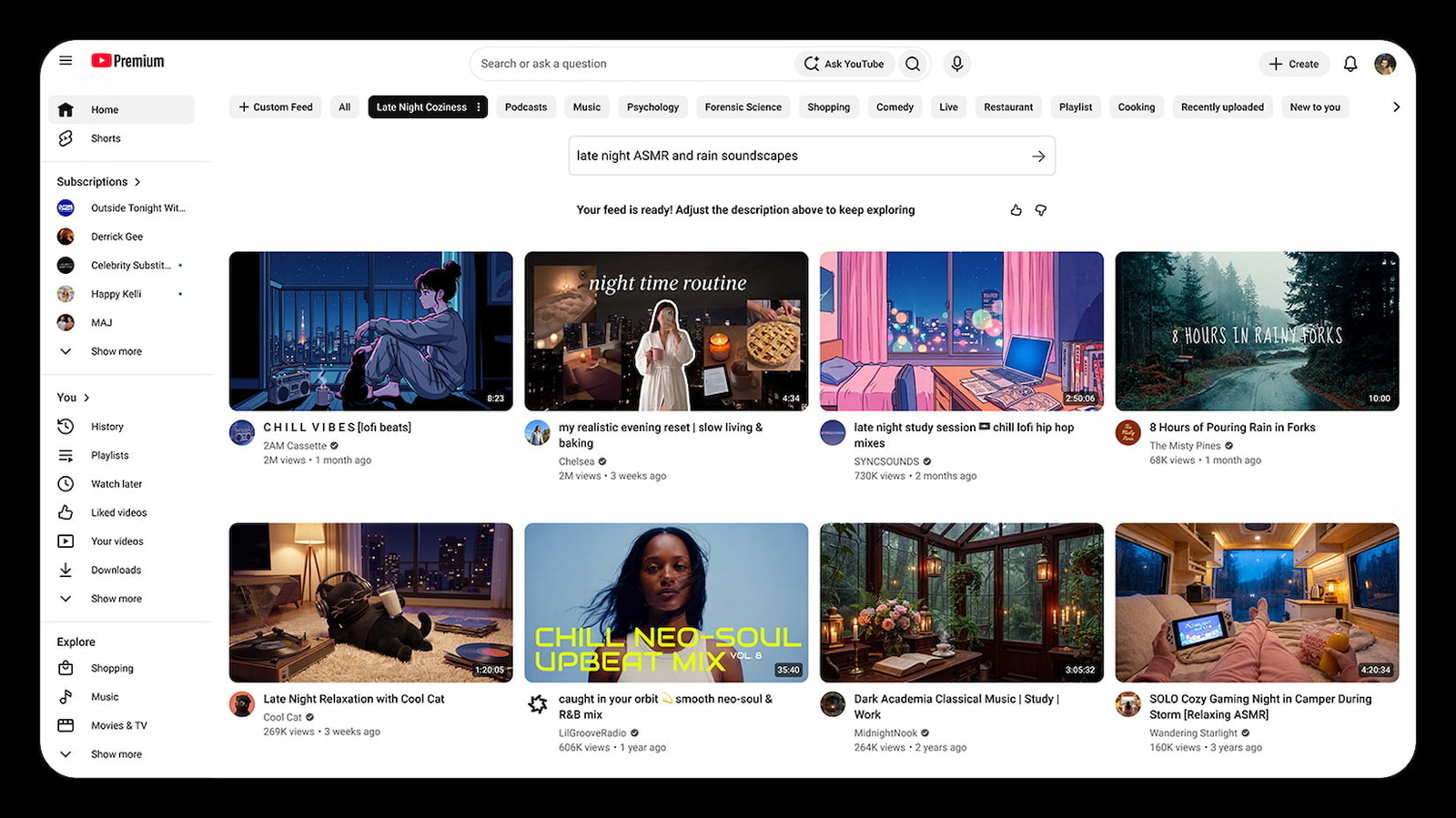YouTube will soon let you generate custom feeds and use GIFs in comments – Engadget